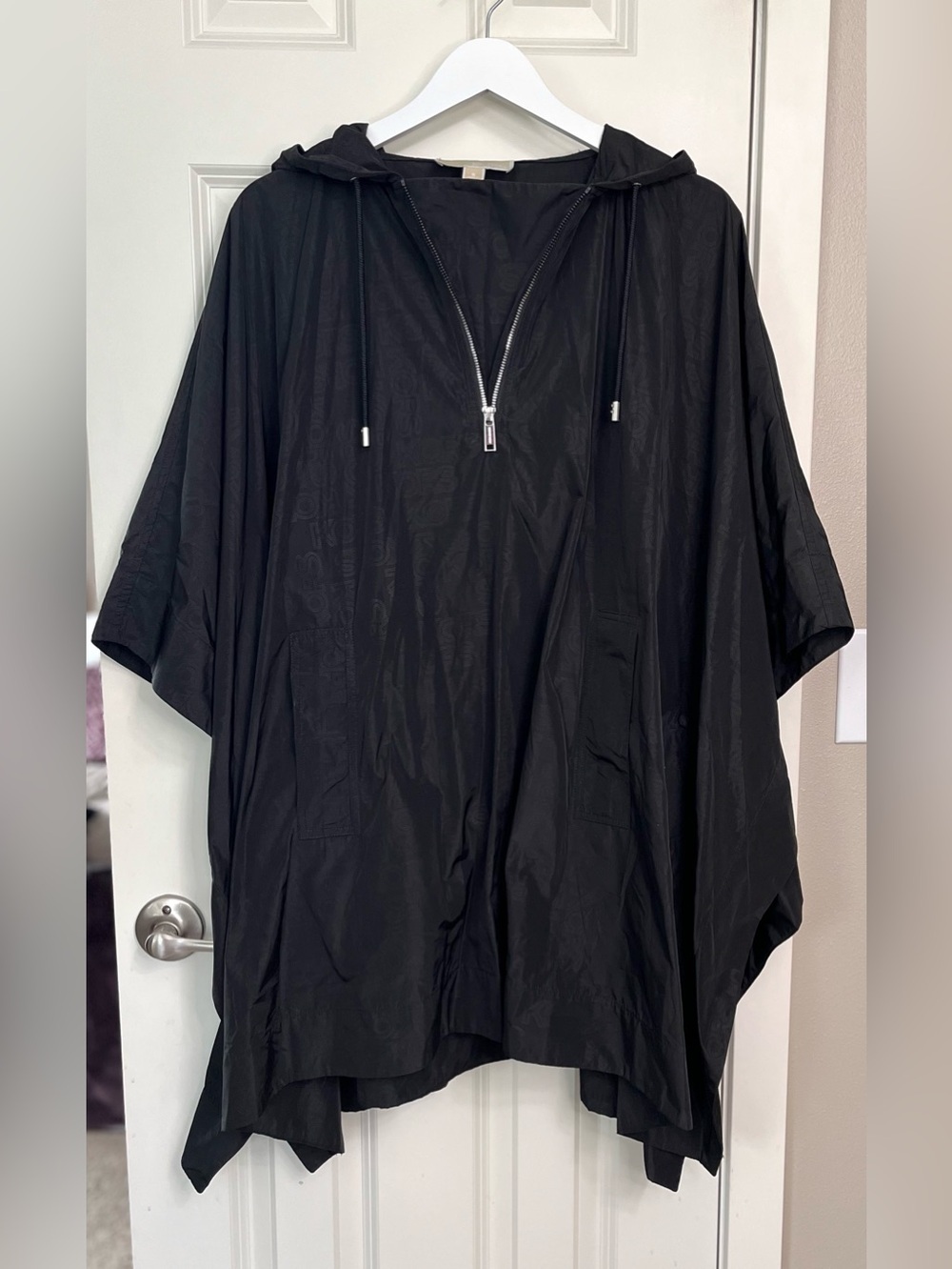 MICHAEL Michael Kors Hooded Zip Poncho NWOT